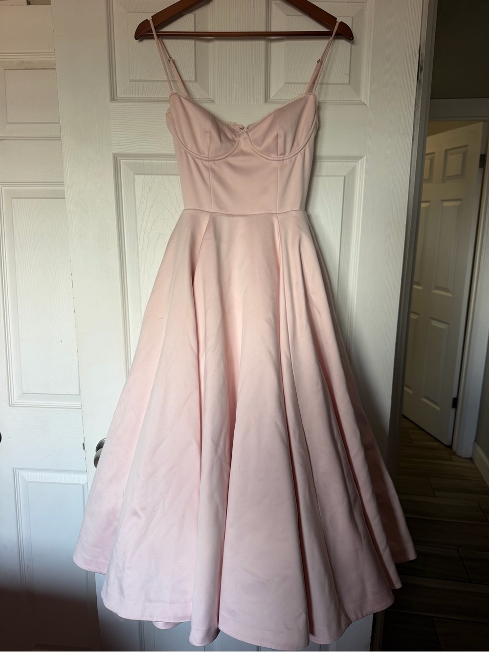House of CB Mademoiselle Ballerina Pink Midi Dress - Picture 2 of 10